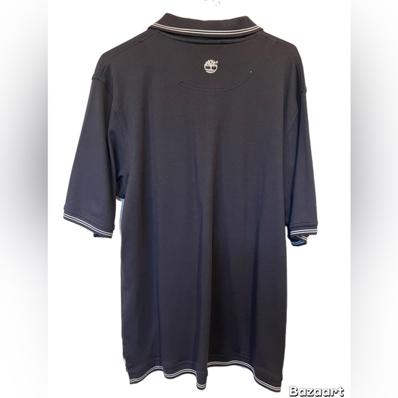 Timberland NWT Men's Short Sleeve 100% Cotton Navy Polo Shirt Large - Picture 2 of 3